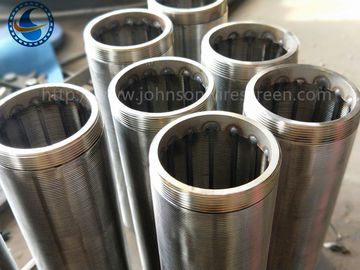 Stainless Steel Downhole Slotted Tube With M60×1.5mm Male Threaded Ends
