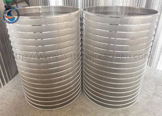 Stainless Steel 304 V Slot Johnson Wedge Wire Screens Centrifuge Filtration