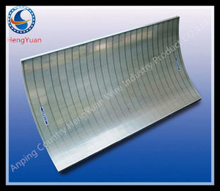 Curved Stainless Wedge Wire Panel Filter For Water Flow Liquid Filter