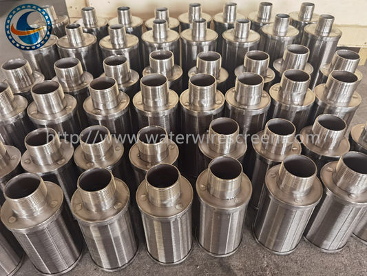 1.5X2mm SS316L Continuous Slot Wedge Wire Screen Nozzle