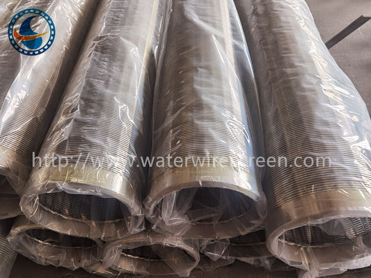 Low Carbon Galvanized 219mm OD Water Well Screen For Sand Control In Shallow Well