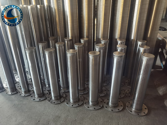 Slot 0.025mm Wire Wrapped Pipe Continuous Slot Cylinder