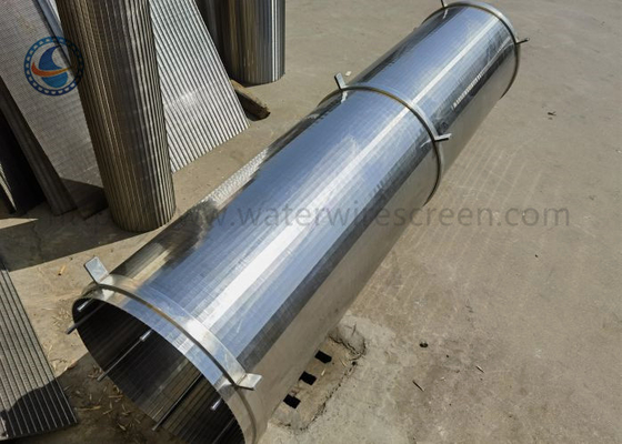 반대 산 스테인리스강 와이어 포장된 스크린 슬롯 20 3*4.6mm