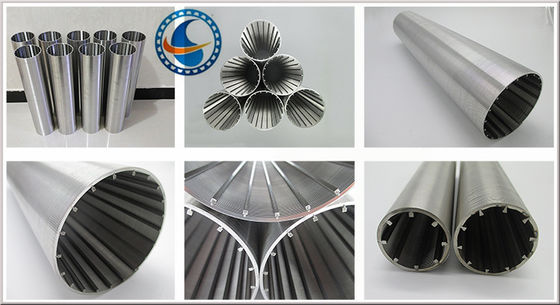 168mm Dia 물 과정을 위한 지속적인 구멍 쐐기 철망 관