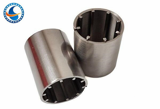 슬롯 0.025mm 와이어 랩 파이프 연속 슬롯 실린더