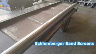 SS304 OD 4-1/2" Schlumberger 샌드 스크린 포장 와이어 스크린